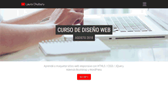 Desktop Screenshot of laurachuburu.com.ar